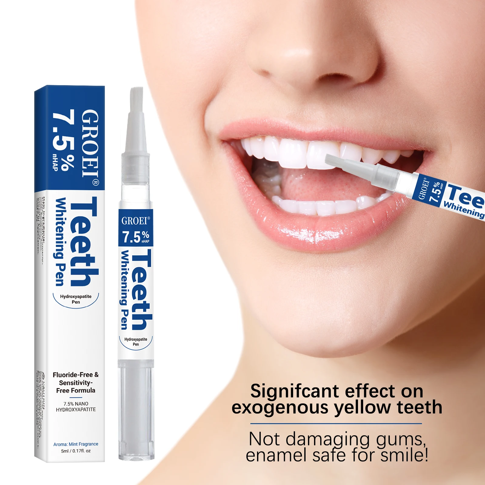 Teeth Whitening Gels - ヒドロキシアパタイト歯のホワイトニングペンまばゆい白いステインリムーバージェルペン口腔健康クリーニング明るく笑顔歯の衛生ケア