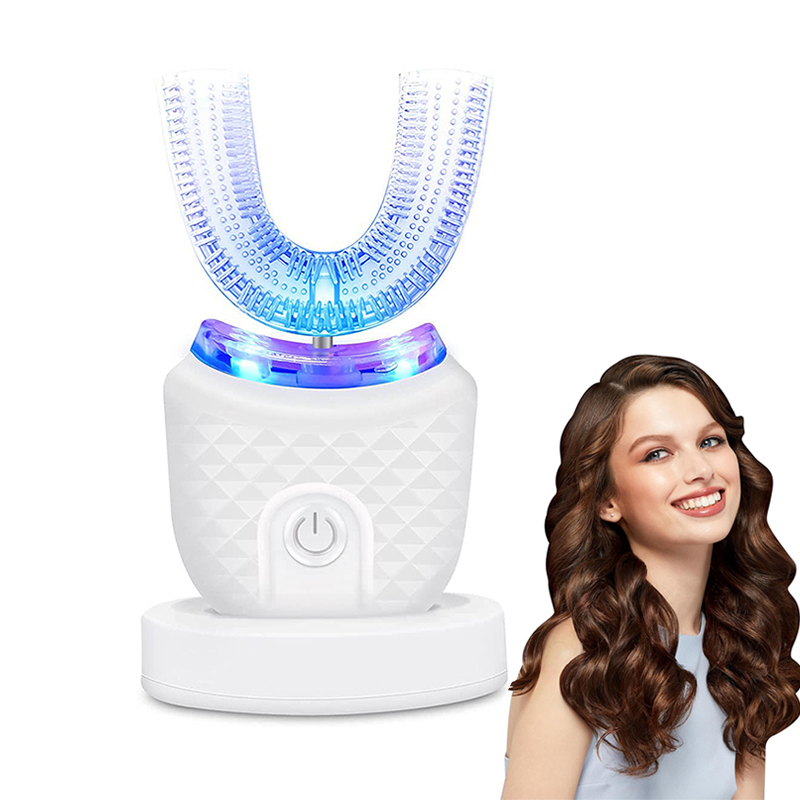 Teeth Whitening Zoom - U字型充電式ライトクイックホワイトニング歯のホワイトナー、プロ仕様の歯のホワイトニングキットで白い笑顔を実現
