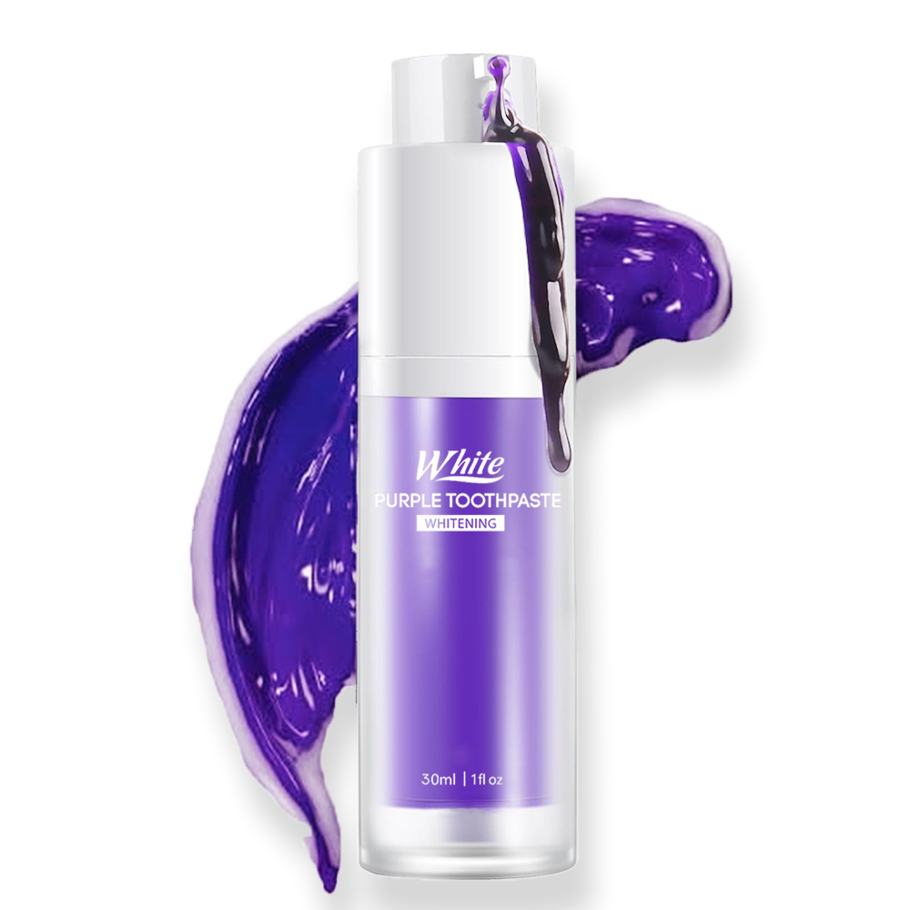 Teeth Whitening Hismile - 紫のホワイトニング歯磨き粉 30ml パーソナルケア クリーニング歯磨き粉 フッ素不使用 歯石除去