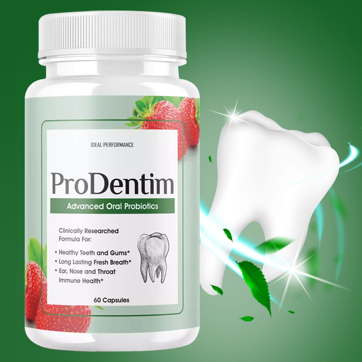 Teeth Whitening Promotion - 高度な口腔プロバイオティクス - 口臭を消し、歯を白くし、歯茎と歯の健康を促進し、口腔内微生物の生態系を再生します