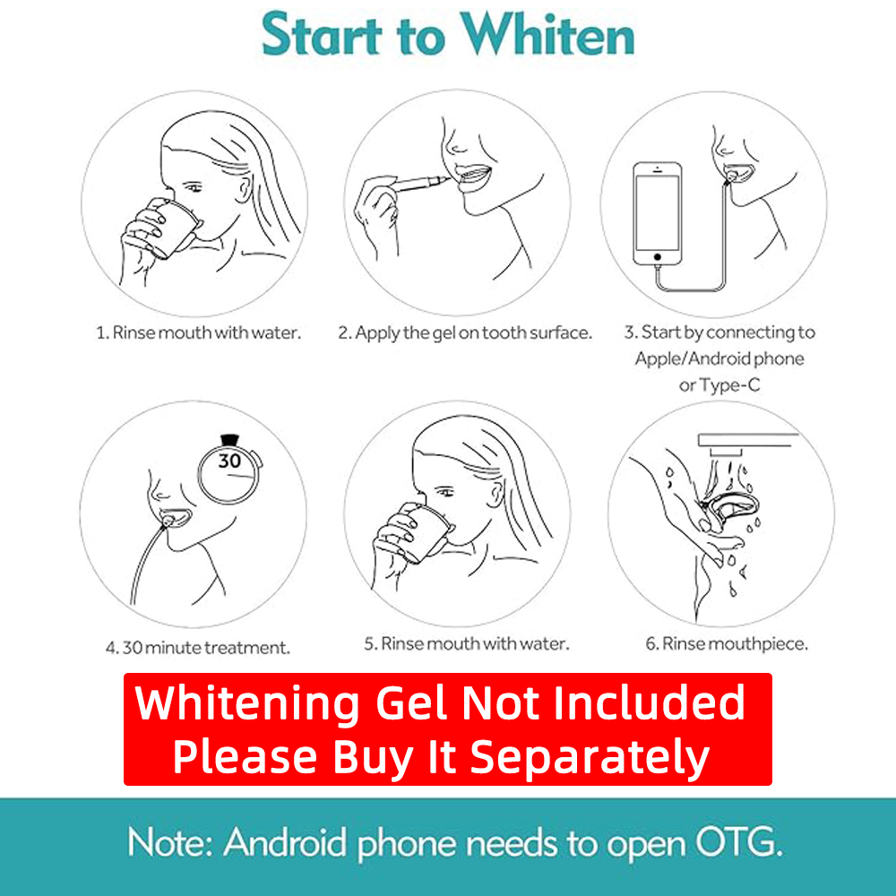ヴァクラフ歯のホワイトニングライトキット 16 LED歯のホ - Teeth Whitening Led Kit のレビューと価格