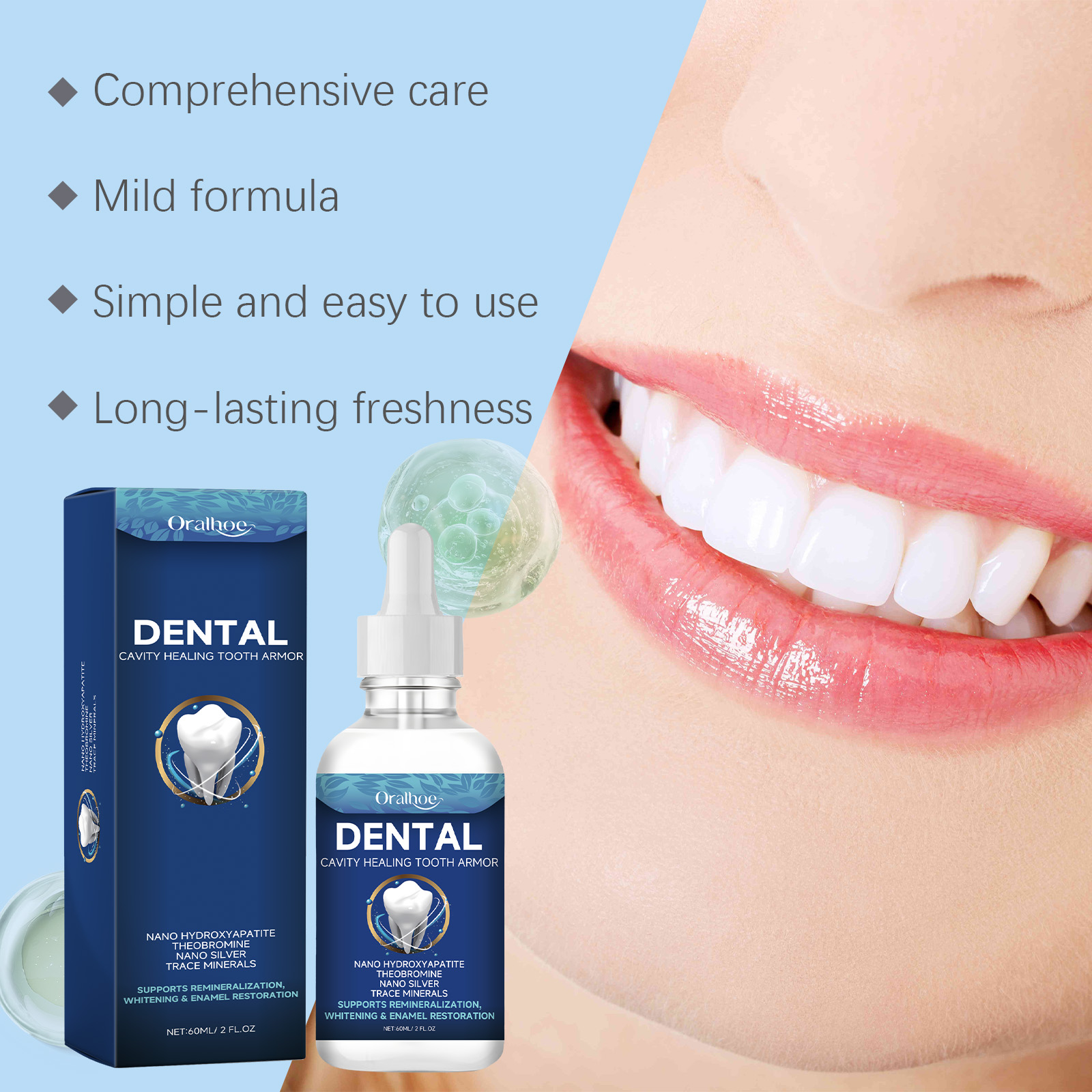 オーラルホー歯のホワイトニング美容液、歯垢、歯石除去、コーヒ - Teeth Whitening And Stain Removal のレビューと価格