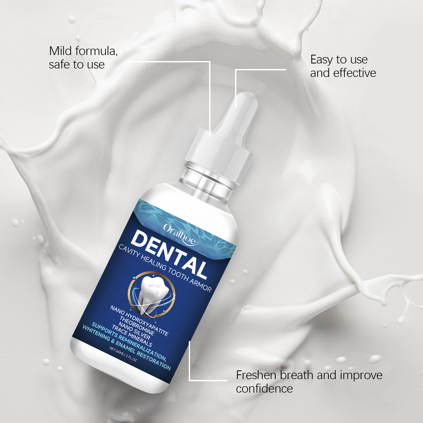 オーラルホー歯のホワイトニング美容液、歯垢、歯石除去、コーヒ - Teeth Whitening And Stain Removal のレビューと価格