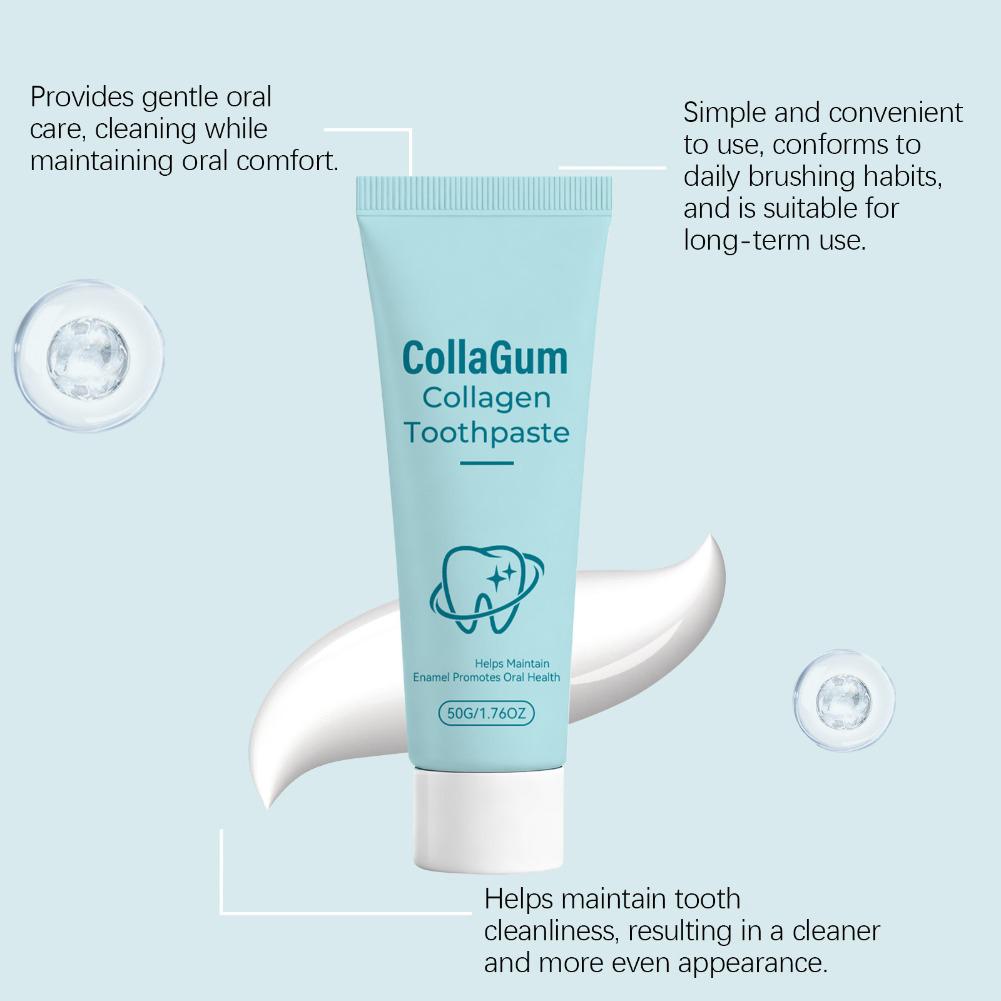 50g コラガム コラーゲン歯磨き粉 ホワイトニング ブライ - Teeth Whitening Promotion のレビューと価格