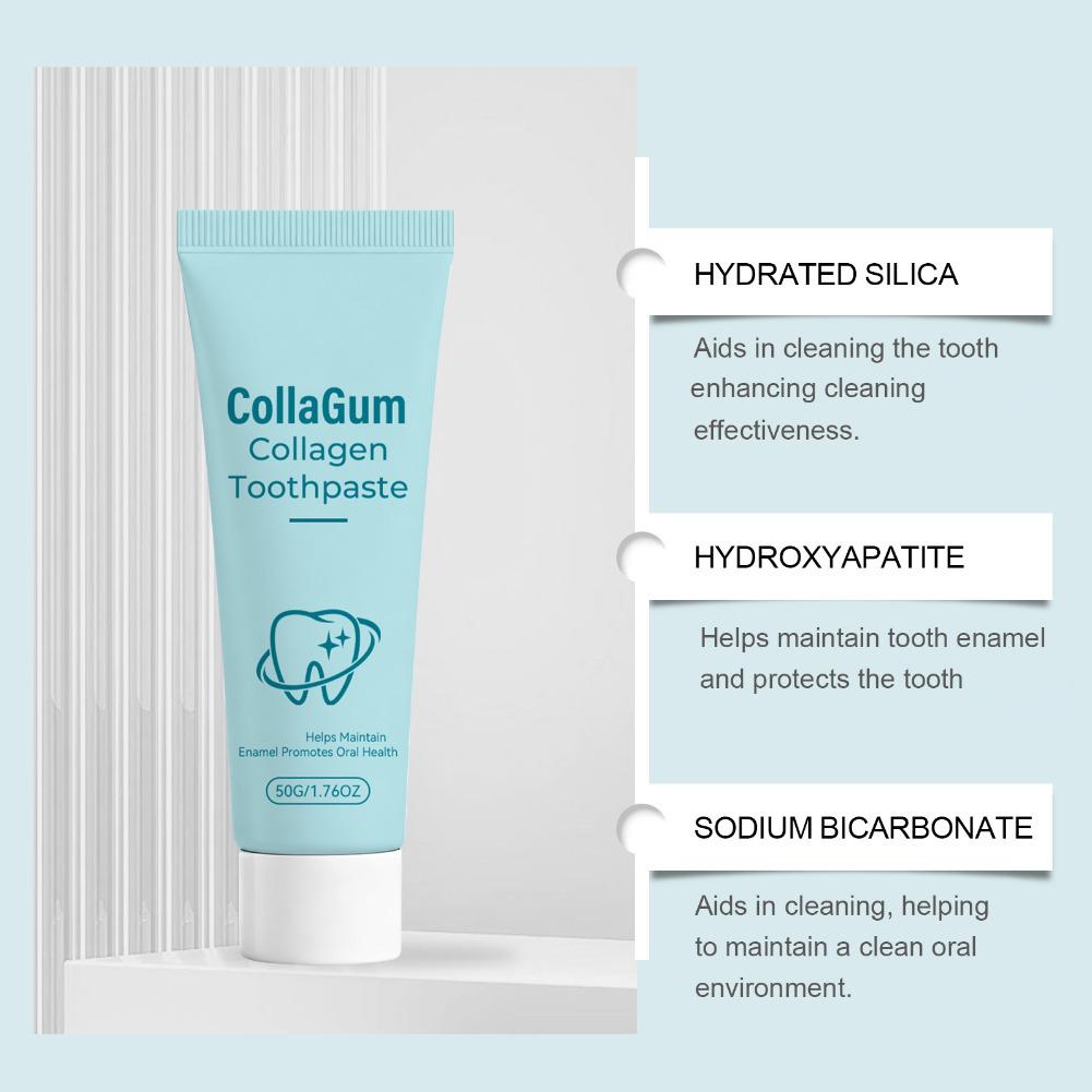 50g コラガム コラーゲン歯磨き粉 ホワイトニング ブライ - Teeth Whitening Promotion のレビューと価格