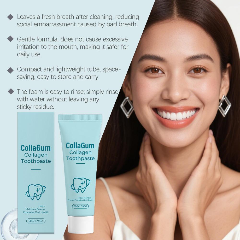 50g コラガム コラーゲン歯磨き粉 ホワイトニング ブライ - Teeth Whitening Promotion のレビューと価格