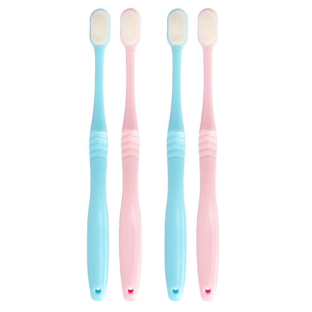 4本セット ソフトブラシ歯ブラシ 大人用 人間工学に基づいた - Teeth Whitening Japanese のレビューと価格