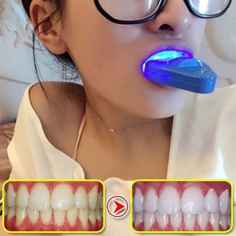 LED歯のホワイトニングライト ホワイトニングブルーライト  - Teeth Whitening Video のレビューと価格