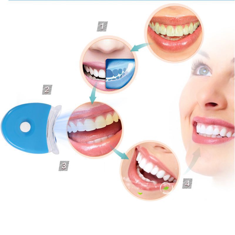 LED歯のホワイトニングライト ホワイトニングブルーライト  - Teeth Whitening Video のレビューと価格