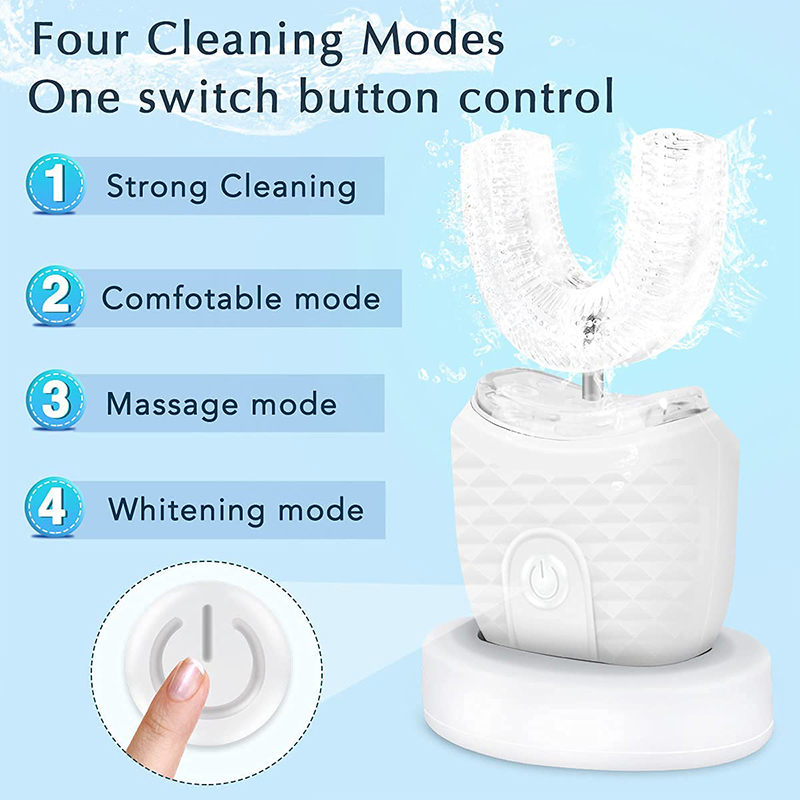 U字型充電式ライトクイックホワイトニング歯のホワイトナー、プ - Teeth Whitening Zoom のレビューと価格