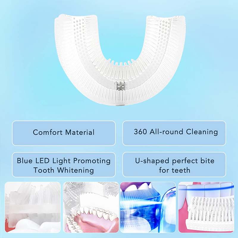 U字型充電式ライトクイックホワイトニング歯のホワイトナー、プ - Teeth Whitening Zoom のレビューと価格