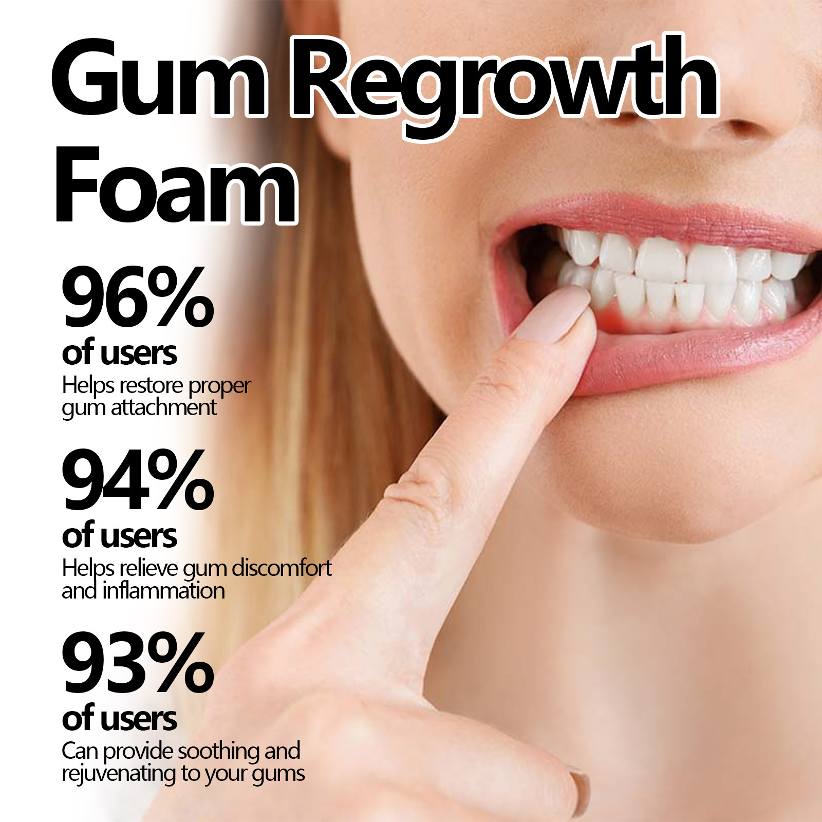 ガムリペアフォームムース歯磨き粉 ジェントルクリーン ブリー - Teeth Whitening Mousse のレビューと価格