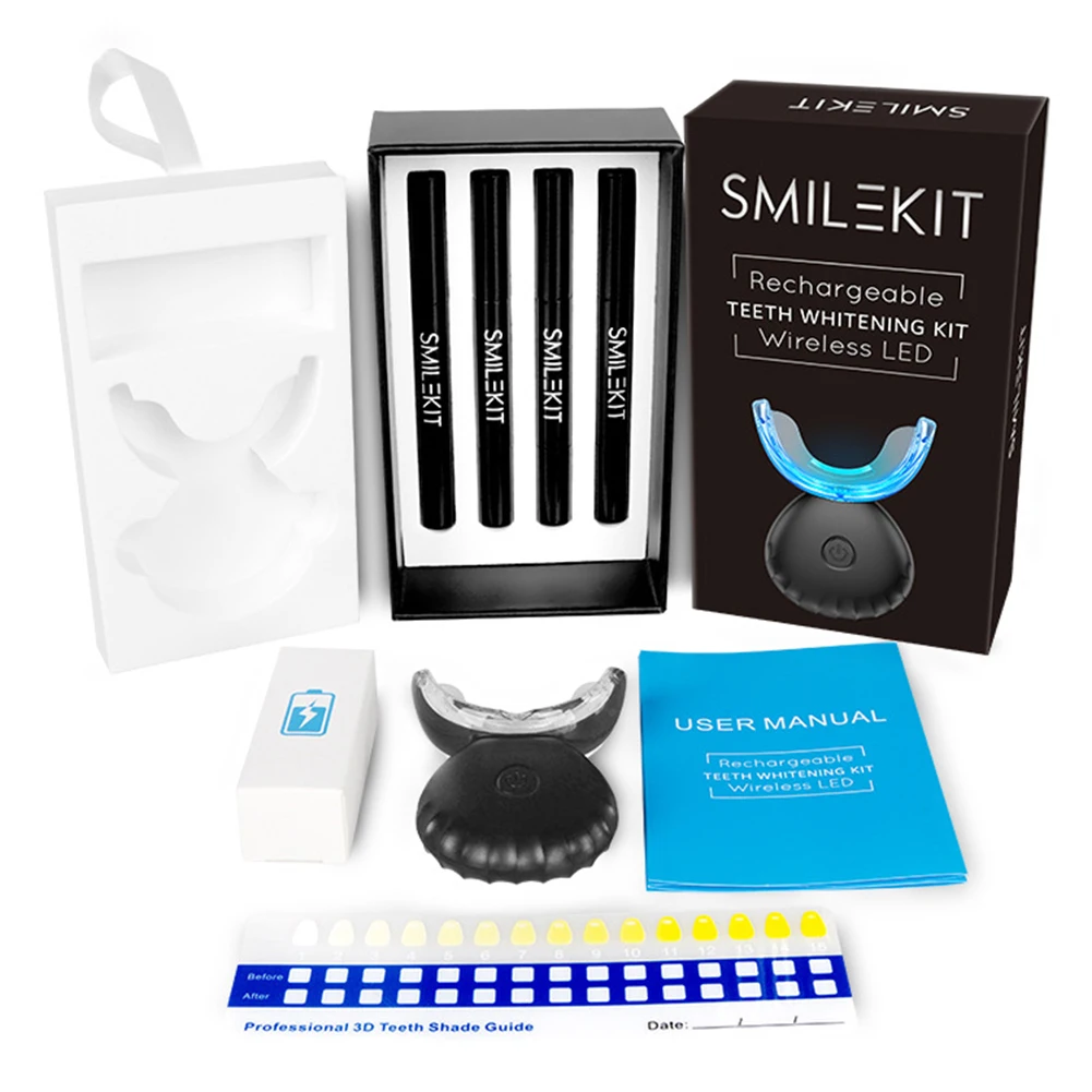 歯科歯ホワイトニングキットミニ 16 LED コールドライト - Teeth Whitening Led Kit のレビューと価格