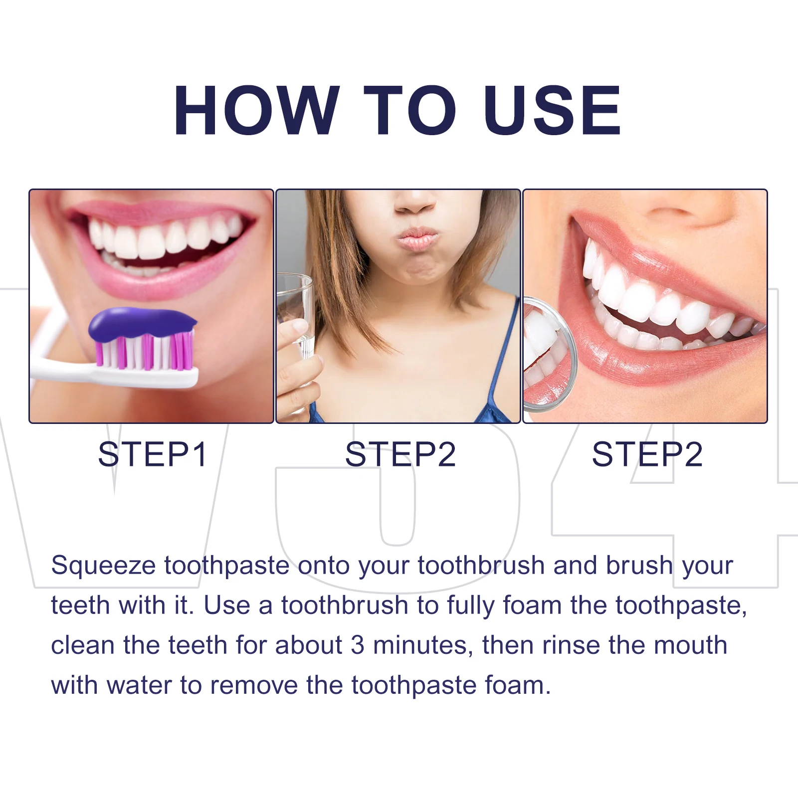 50ml ムース歯磨き粉 歯のクリーニング 歯の汚れ除去 口 - Teeth Whitening Mousse のレビューと価格