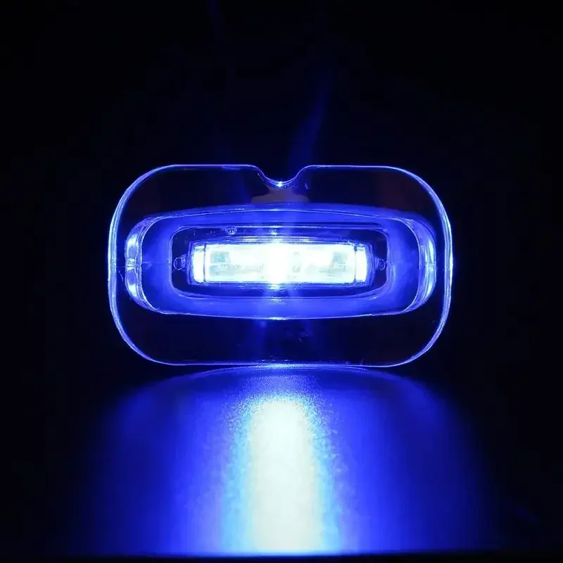 1PC LED歯ホワイトニングライトミニブルーライト歯ホワイ - Teeth Whitening Video のレビューと価格