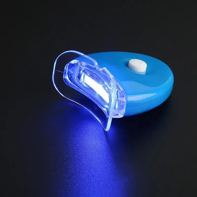 1PC LED歯ホワイトニングライトミニブルーライト歯ホワイ - Teeth Whitening Video のレビューと価格