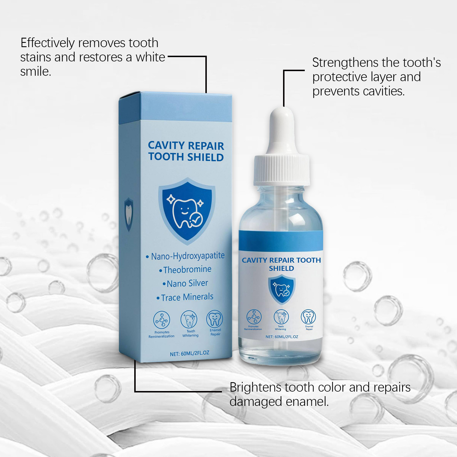 60 ミリリットル歯のホワイトニングポリッシュ歯の空洞修復歯 - Teeth Whitening And Stain Removal のレビューと価格