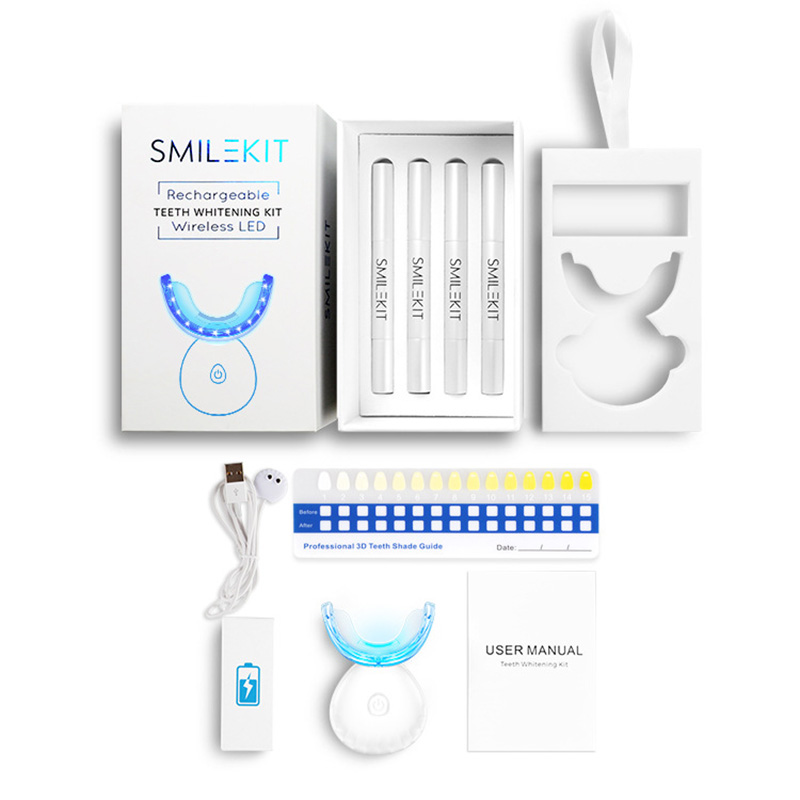 電気歯のホワイトニングキット,歯のホワイトニング用の歯のホワ - Teeth Whitening Led Kit のレビューと価格