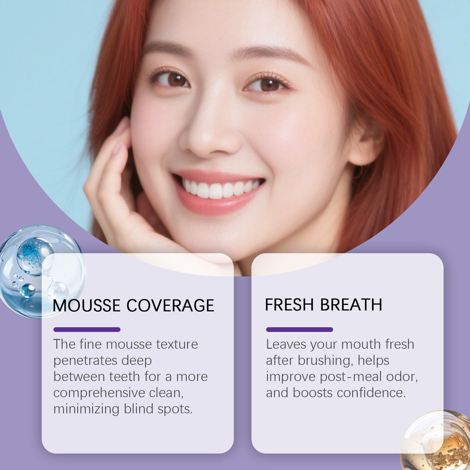 ホワイトニング歯磨きムース 歯の深い汚れを除去 歯肉保護効果 - Teeth Whitening Mousse のレビューと価格