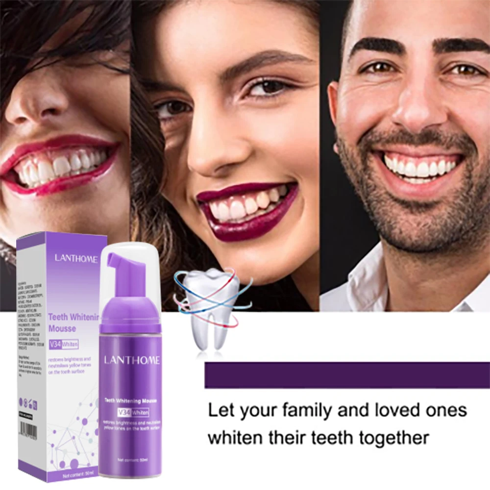 歯のホワイトニング歯磨き粉,汚れの除去,口腔洗浄製品,黄色, - Teeth Whitening Mousse のレビューと価格